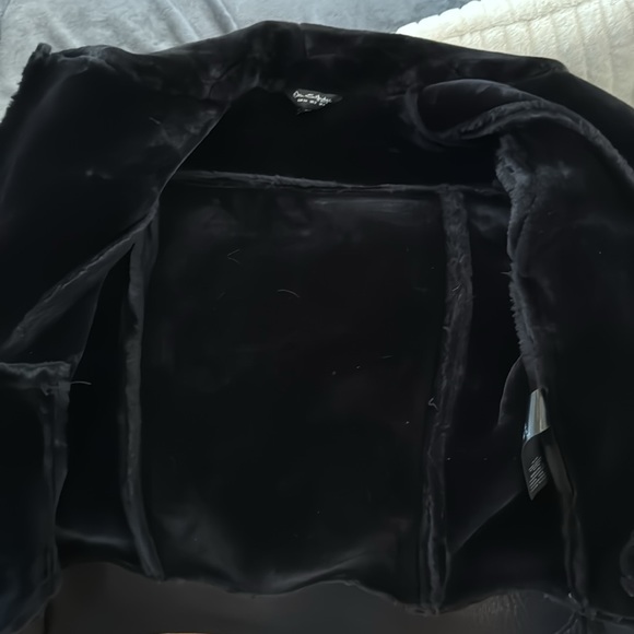 Miss Selfridge faux leather coat - Picture 3 of 4